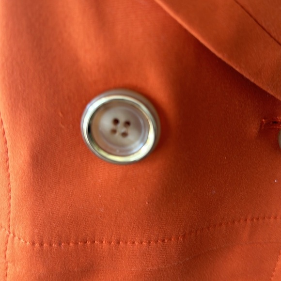 HALLHUBER Burnt Orange mid-length trench * Euro size 34 US XS - Picture 4 of 9